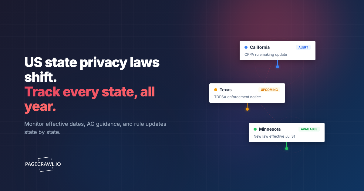 2026 US State Privacy Law Tracker: Monitoring New and Amended Laws