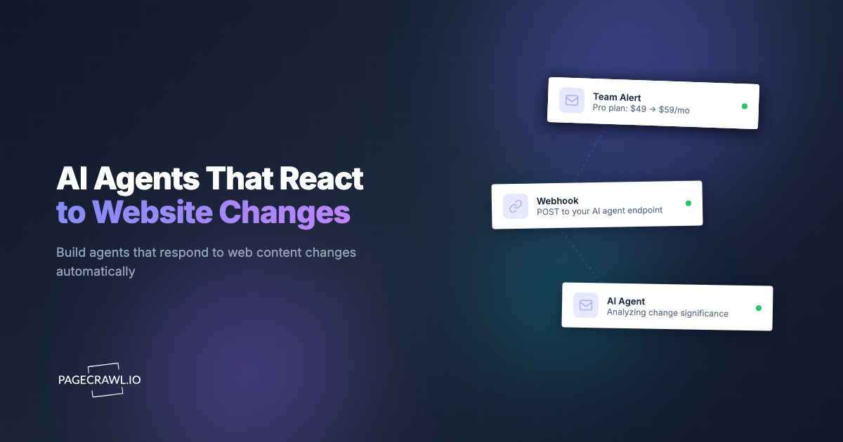 Building AI Agents That React to Website Changes
