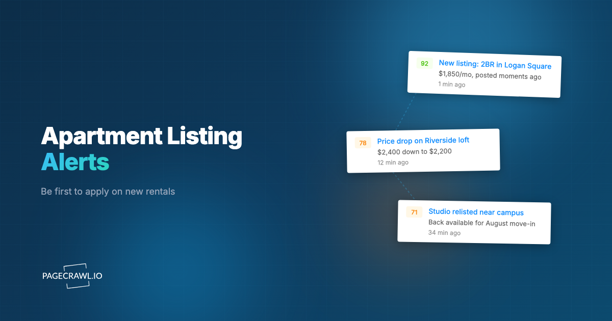 Apartment & Rental Listing Alerts: Be First to Apply