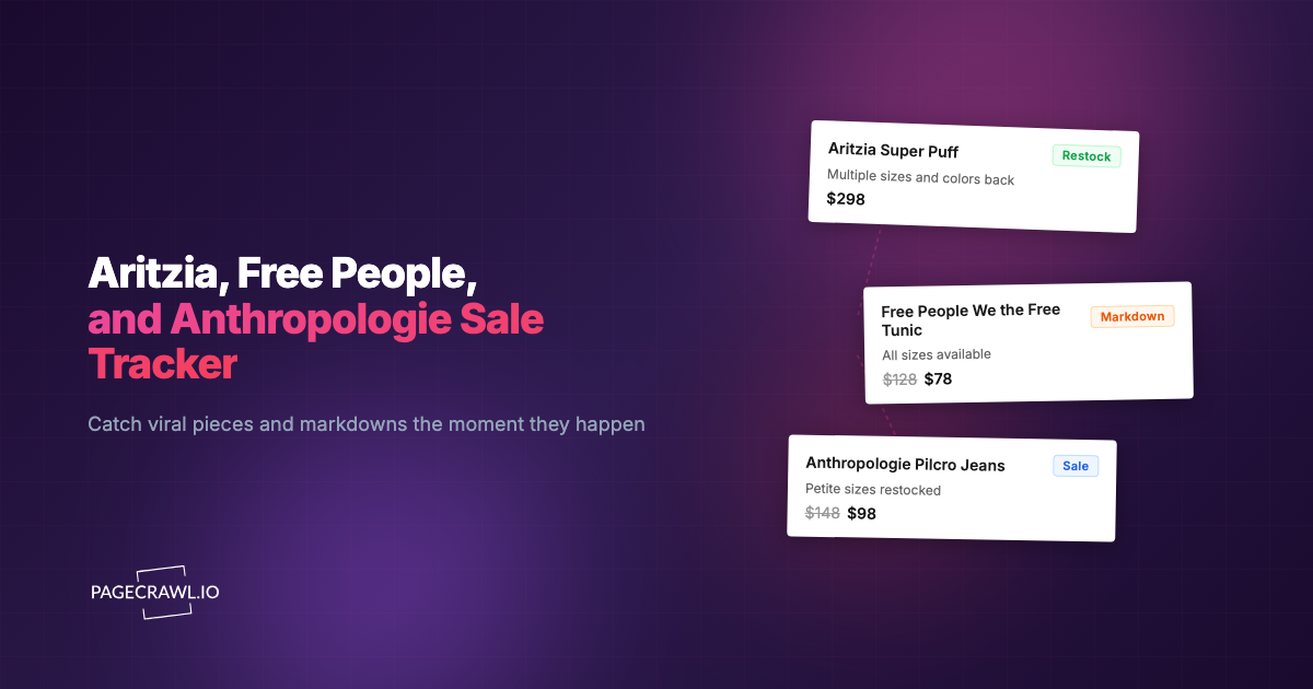 Aritzia, Free People, and Anthropologie Sale Tracker