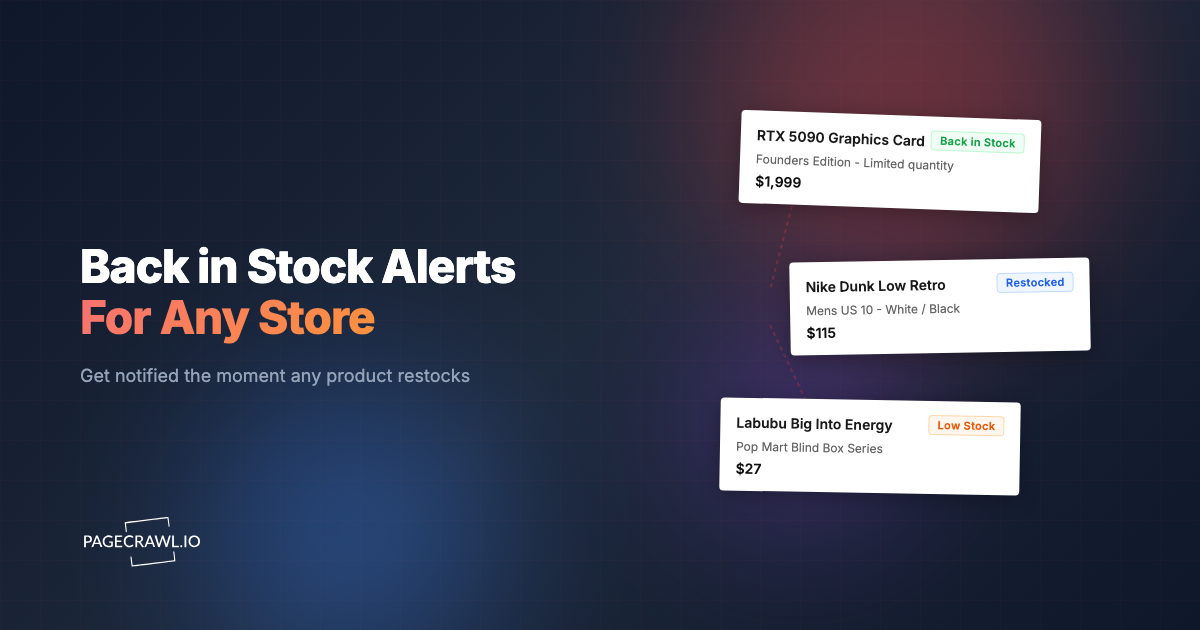 Back in Stock Alerts: How to Get Notified When Any Product Restocks