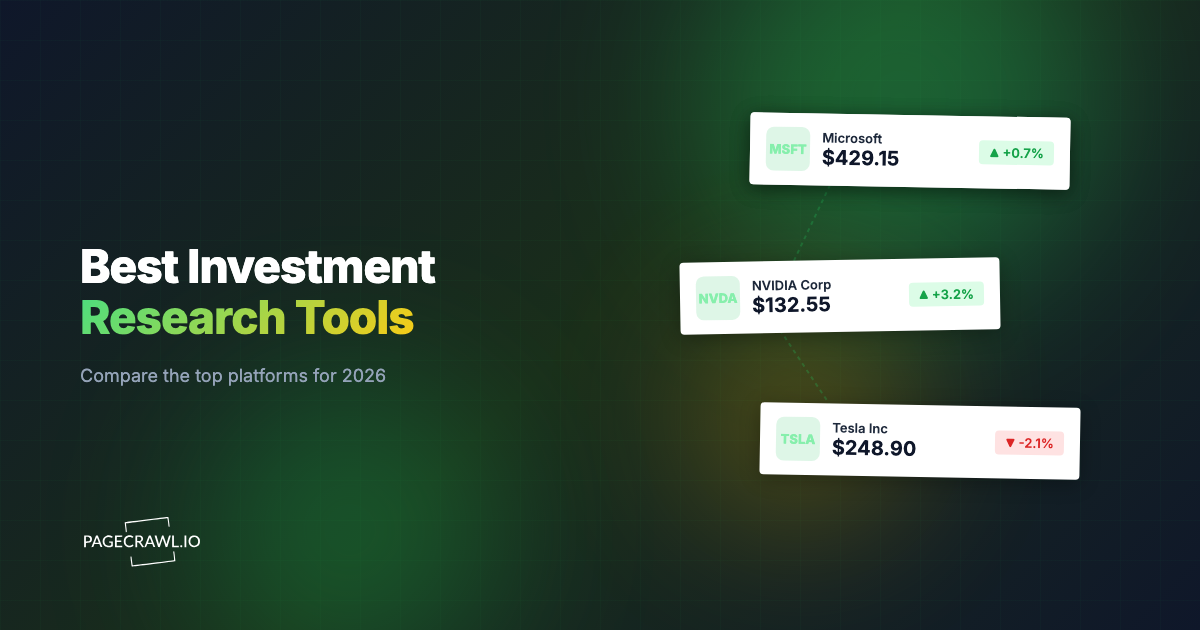 10 Best Investment Research Tools for 2026 (Compared)