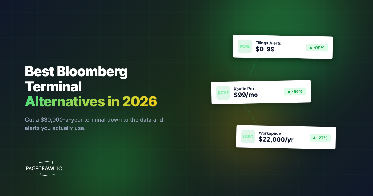 Best Bloomberg Terminal Alternatives in 2026