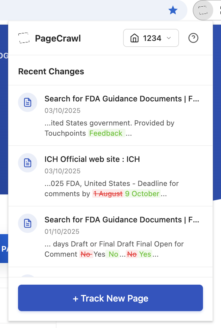 Browser Extension Timeline