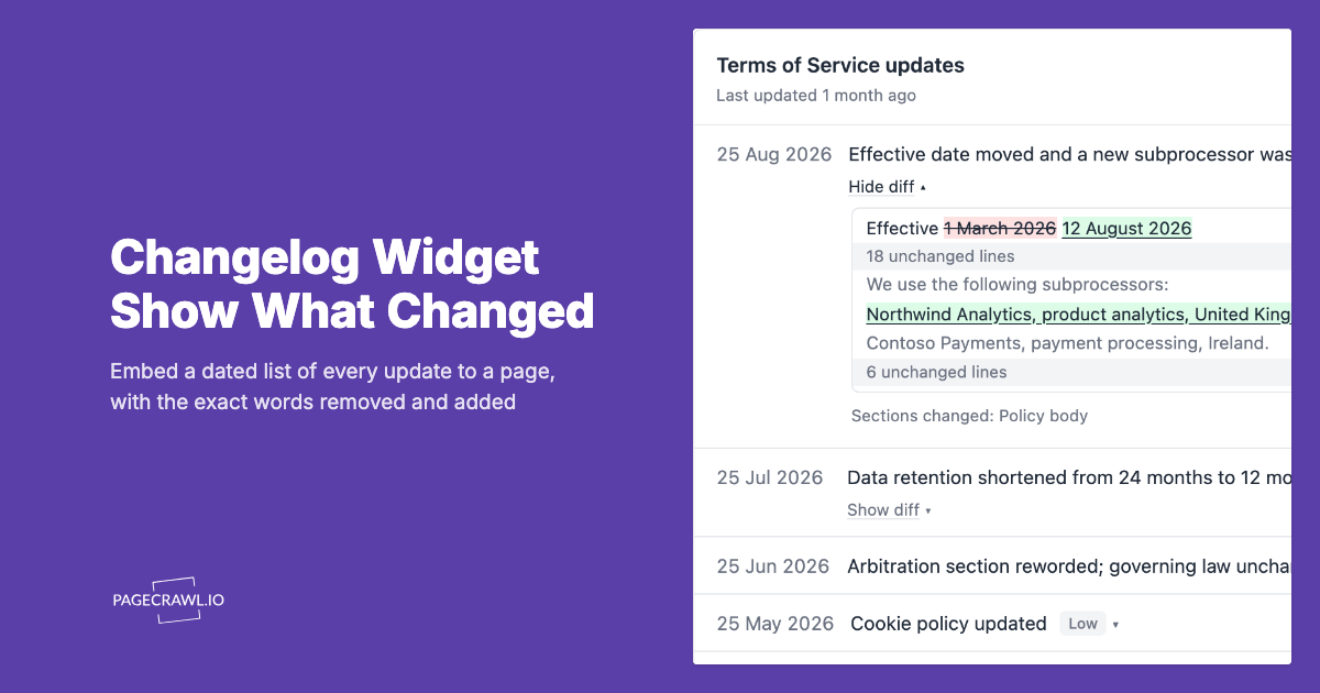 What Is a Changelog Widget? Show Visitors What Changed on Any Page