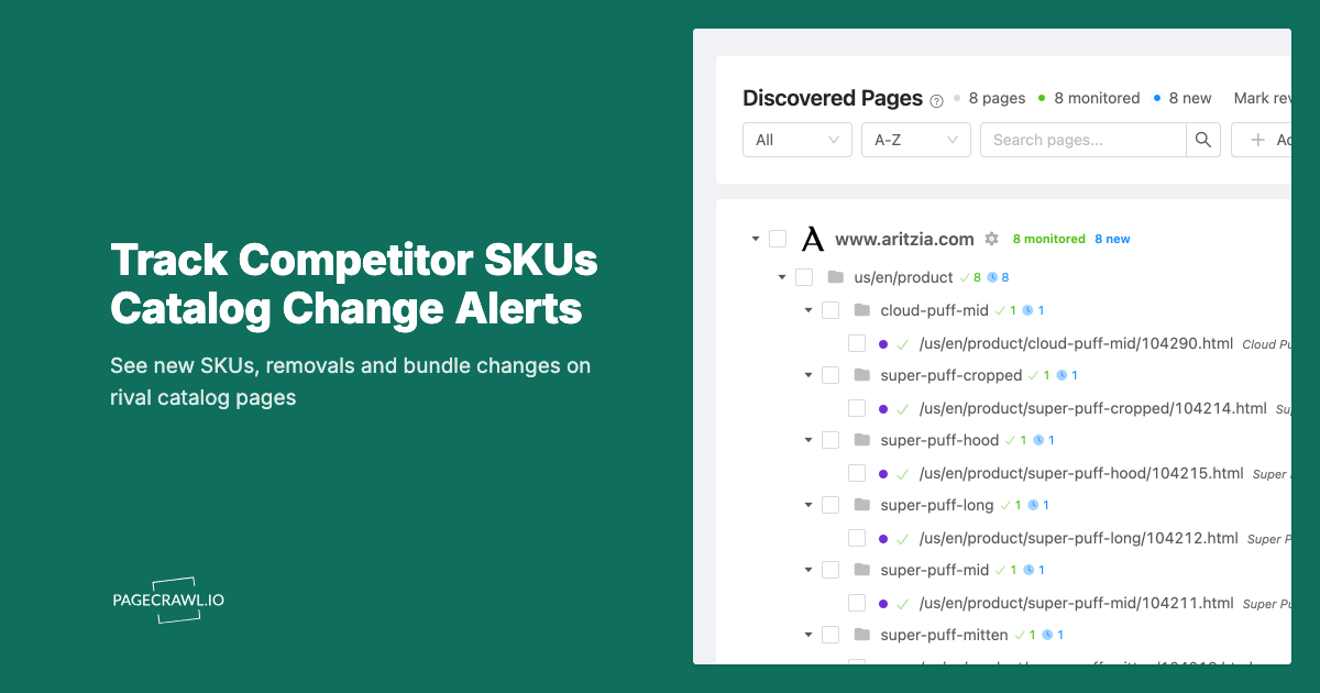 Competitor SKU and Product Catalog Expansion Monitoring