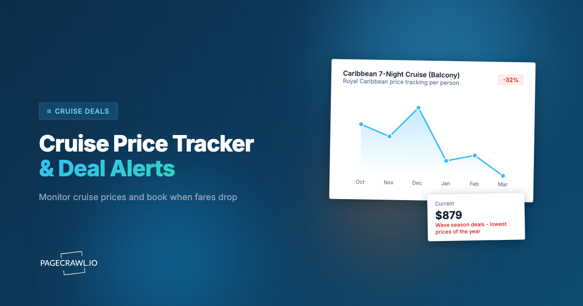 Cruise Price Tracker: How to Monitor Cruise Fares and Get Drop Alerts
