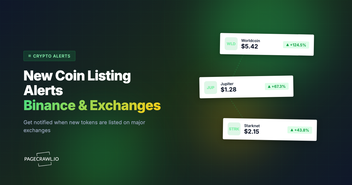 Crypto New Coin Alerts: How to Monitor Exchange Listings on Binance and Coinbase