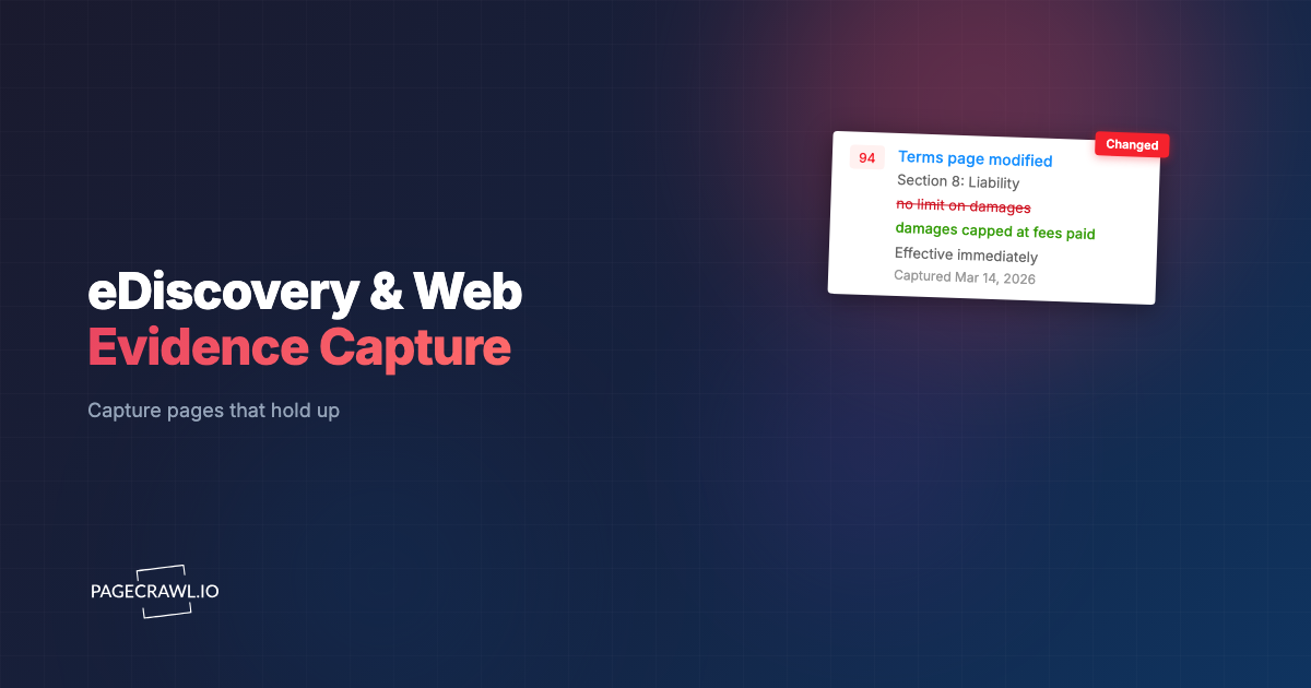 eDiscovery & Web Evidence: Capturing Pages That Hold Up