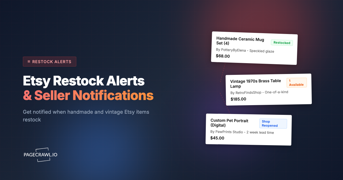 Etsy Restock Alerts: How to Get Notified When Sellers Restock Popular Items
