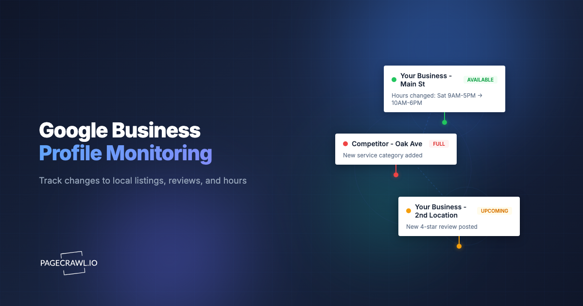 Google Business Profile Monitoring: Track Local Listing Changes