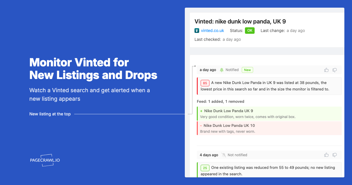 How to Monitor Vinted for New Listings and Price Drops