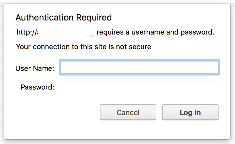 http basic authentication setup