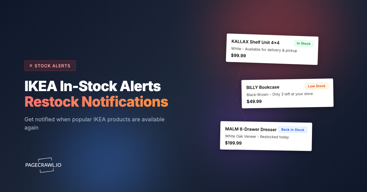 IKEA In-Stock Alerts: How to Get Instant Restock Notifications