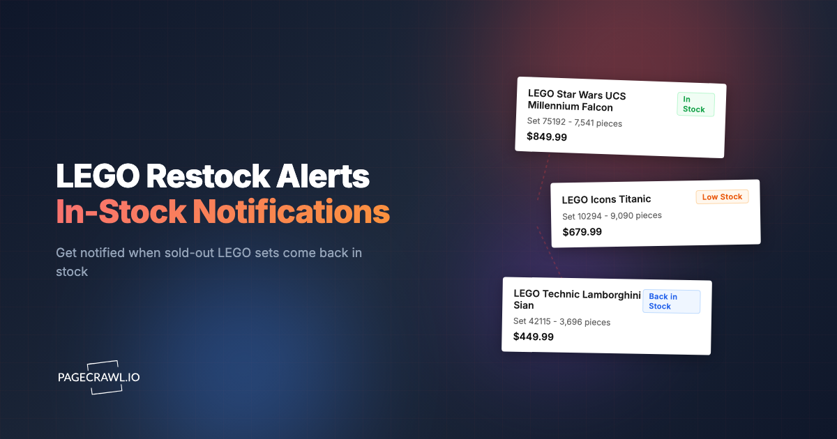 LEGO Restock Alerts: How to Get In-Stock Notifications for Retired and Popular Sets