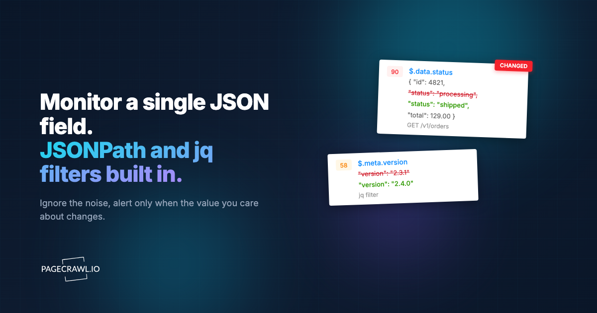 How to Monitor a JSON API Field with JSONPath and jq Filters