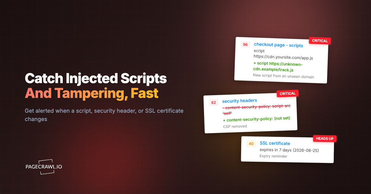 How to Monitor a Website for Injected Scripts and Tampering