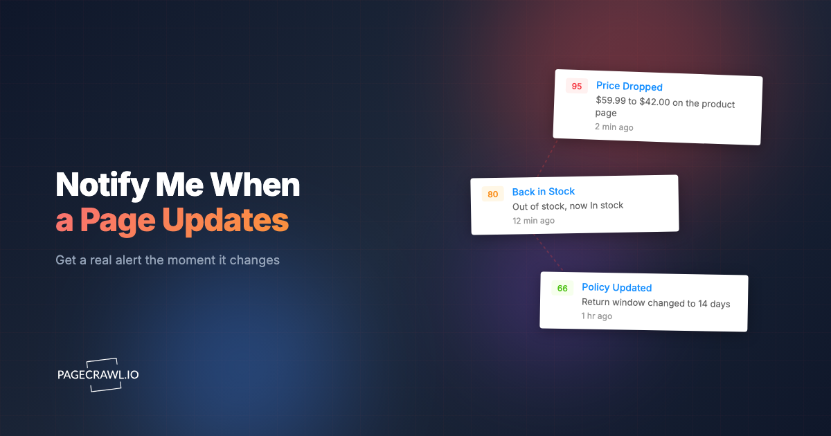 Notify Me When This Webpage Updates: How to Get Real Alerts on Any Change