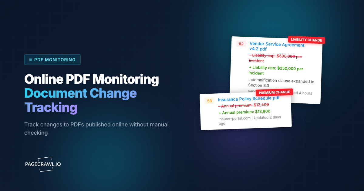 How to Monitor Online PDFs for Changes