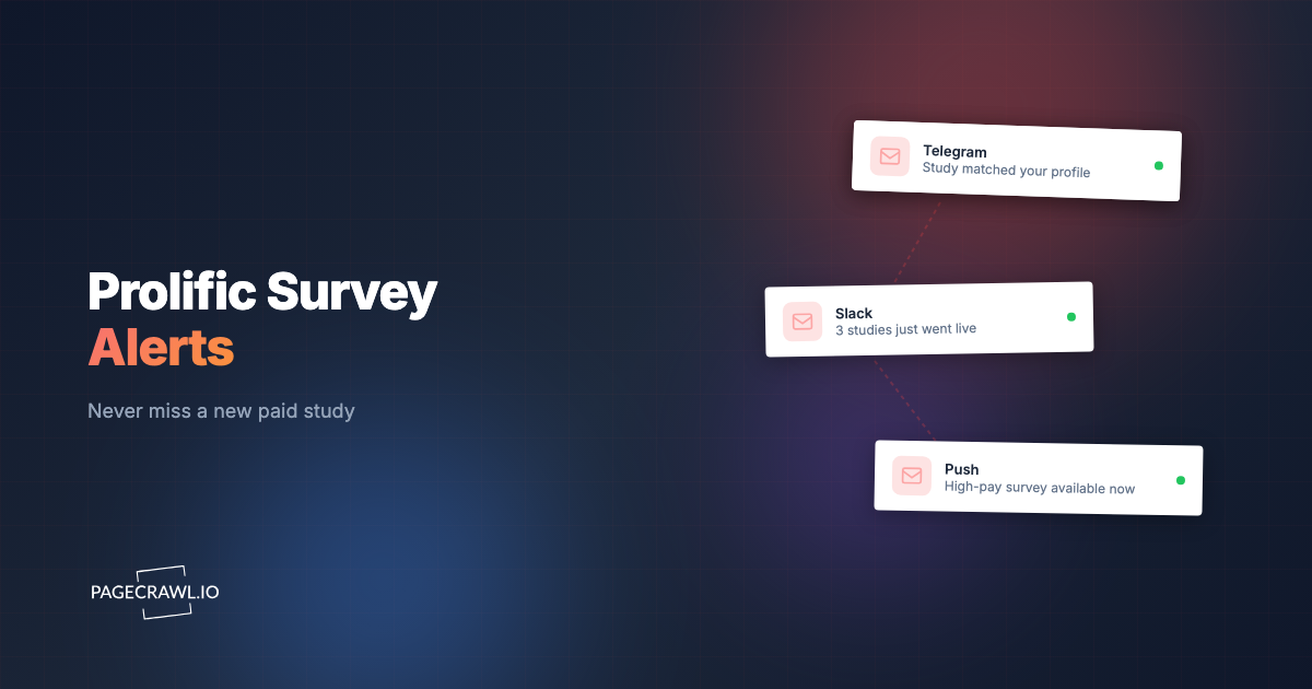 Prolific Survey Alerts: Never Miss a New Paid Study