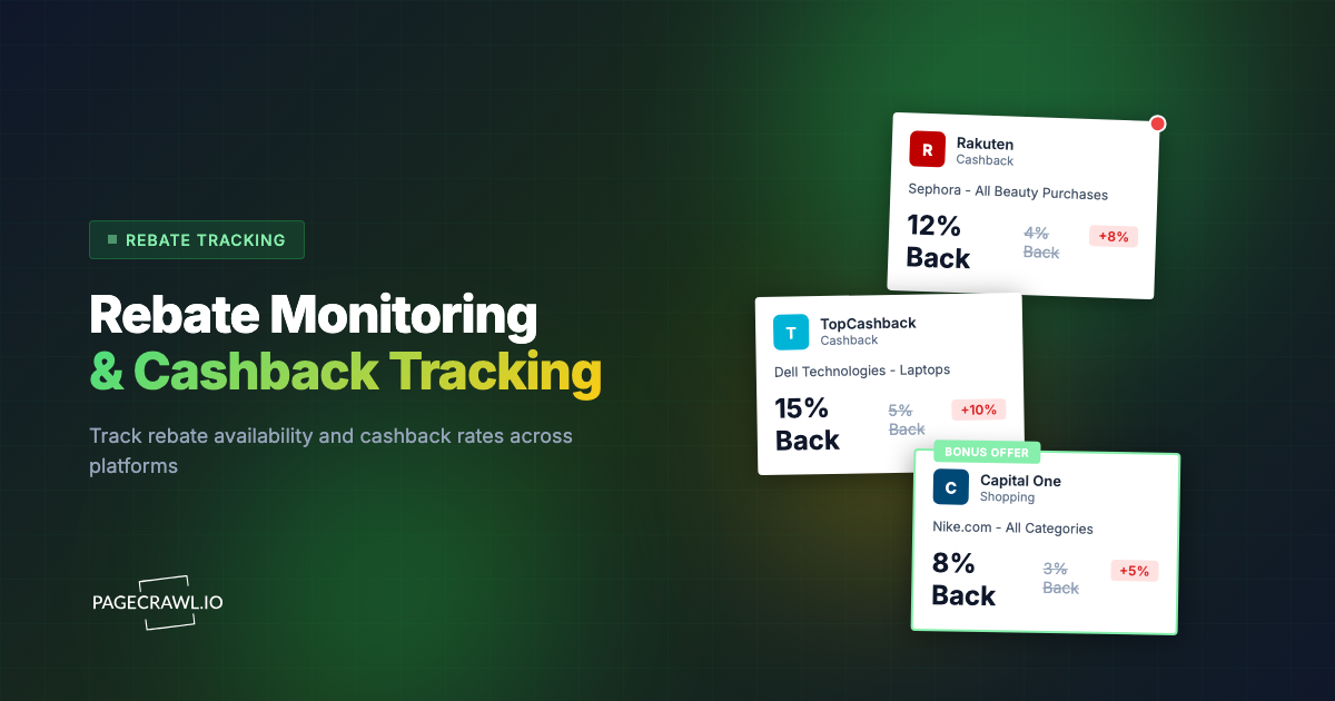 Rebate Monitoring: How to Track New Rebates and Cashback Offers Automatically