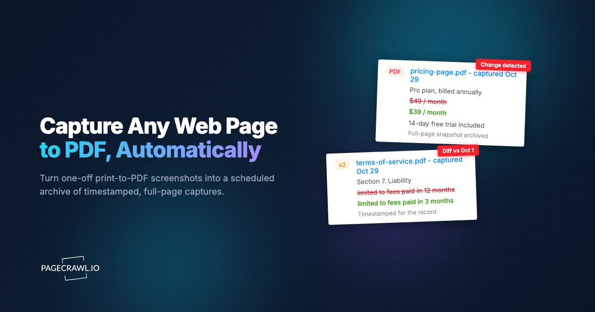 How to Screenshot a Full Web Page to PDF (and Automate It)