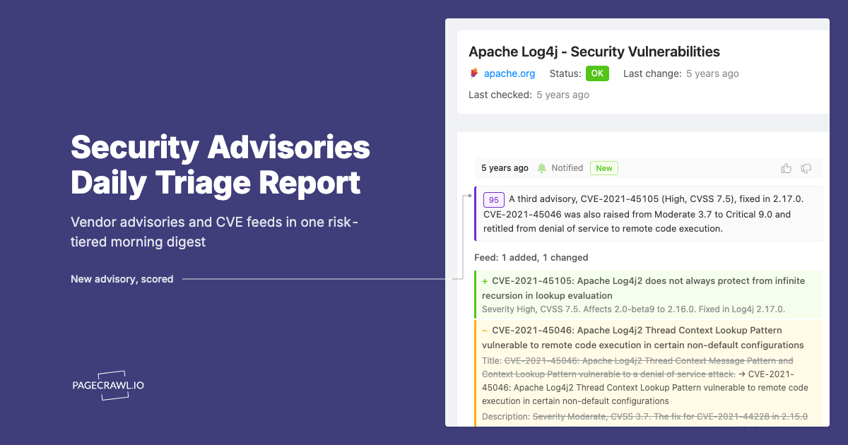 How to Set Up a Daily Security Advisories Report Your Team Will Triage