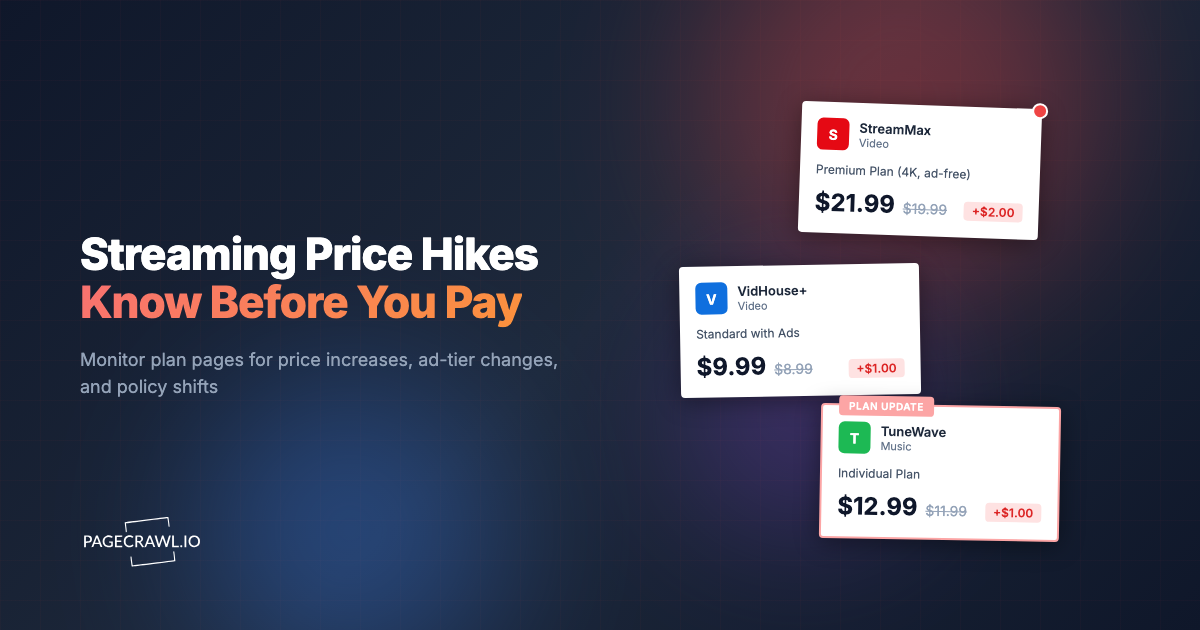 Streaming Price Increase Alerts: Netflix, Disney+, Spotify