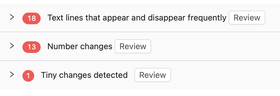 suggested actions