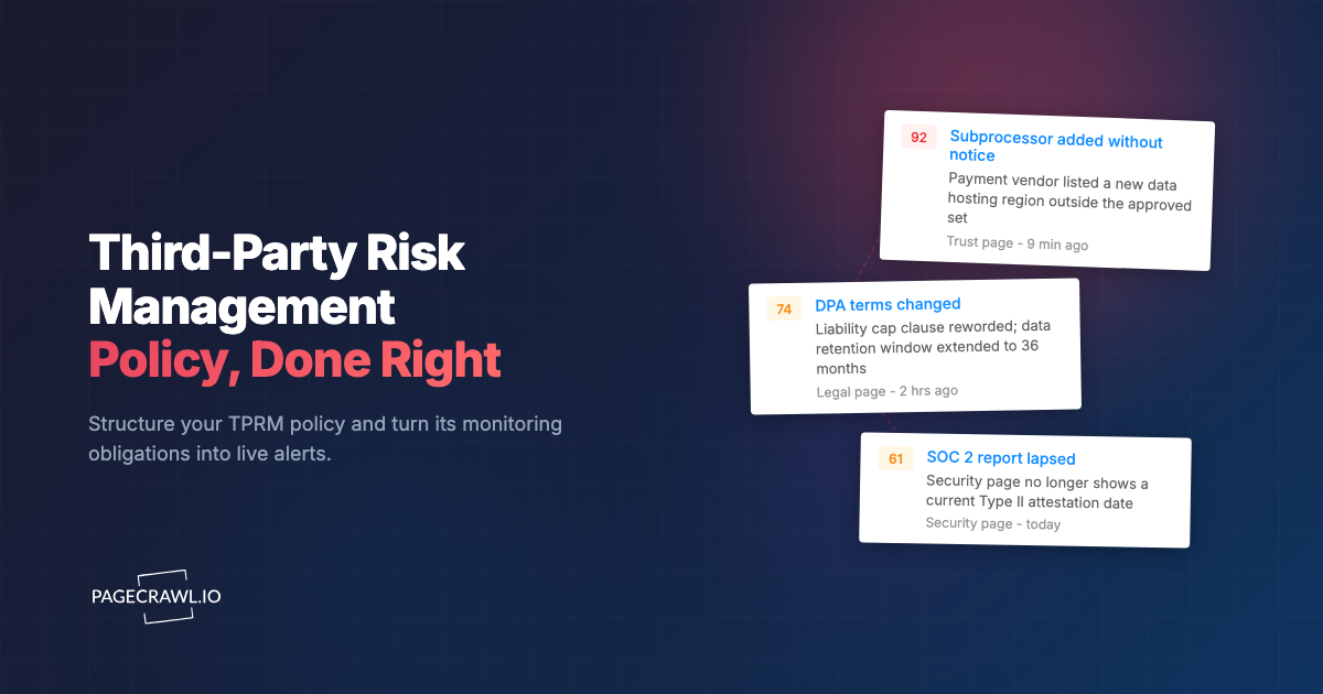 Third-Party Risk Management Policy: Structure and Free Template