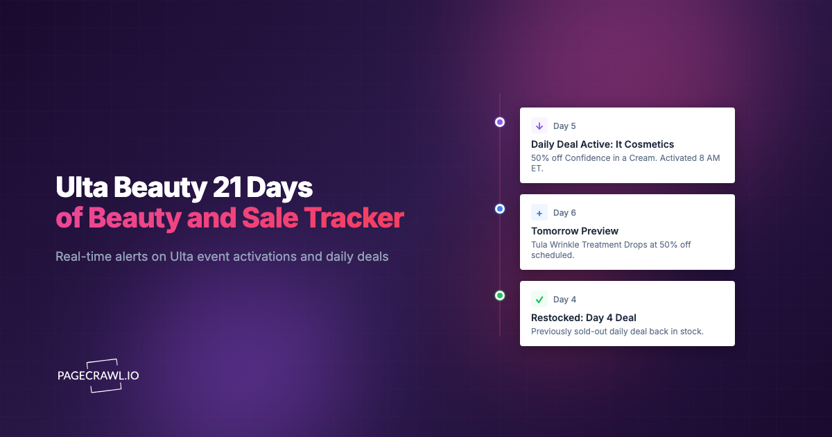 Ulta Beauty 21 Days of Beauty and Sale Tracker