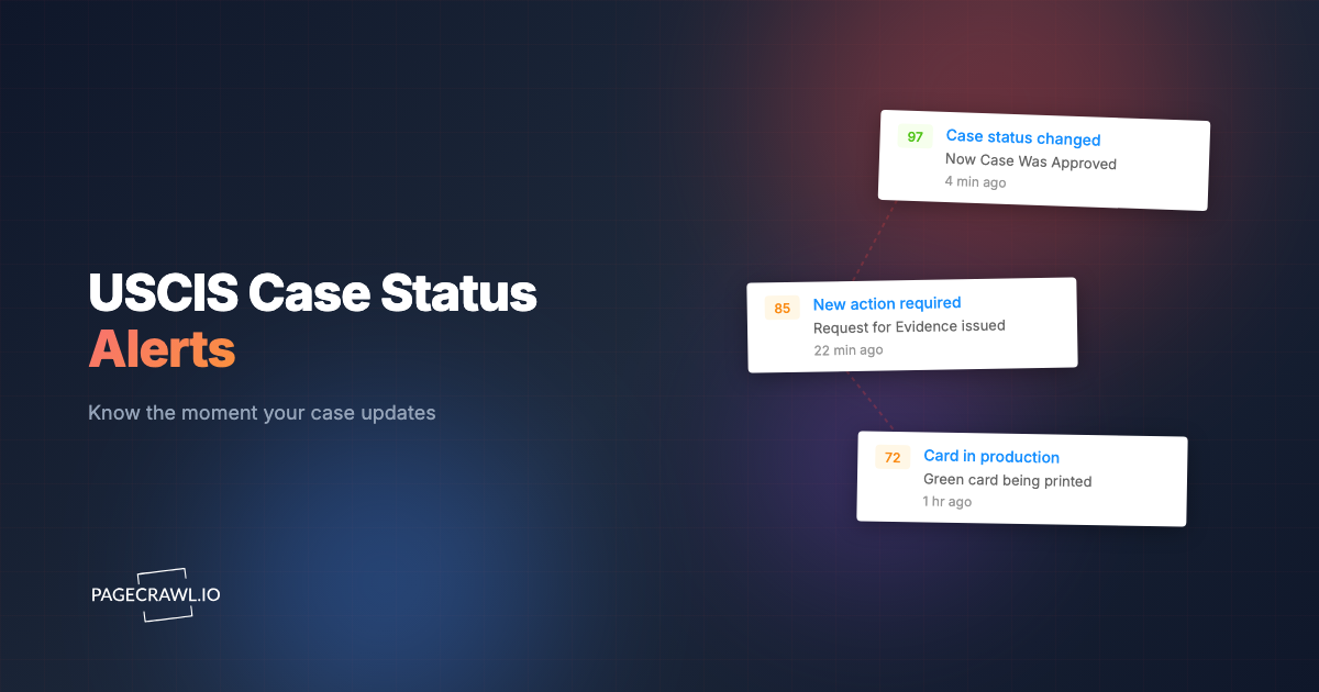USCIS Case Status Alerts: Get Notified When Your Case Updates