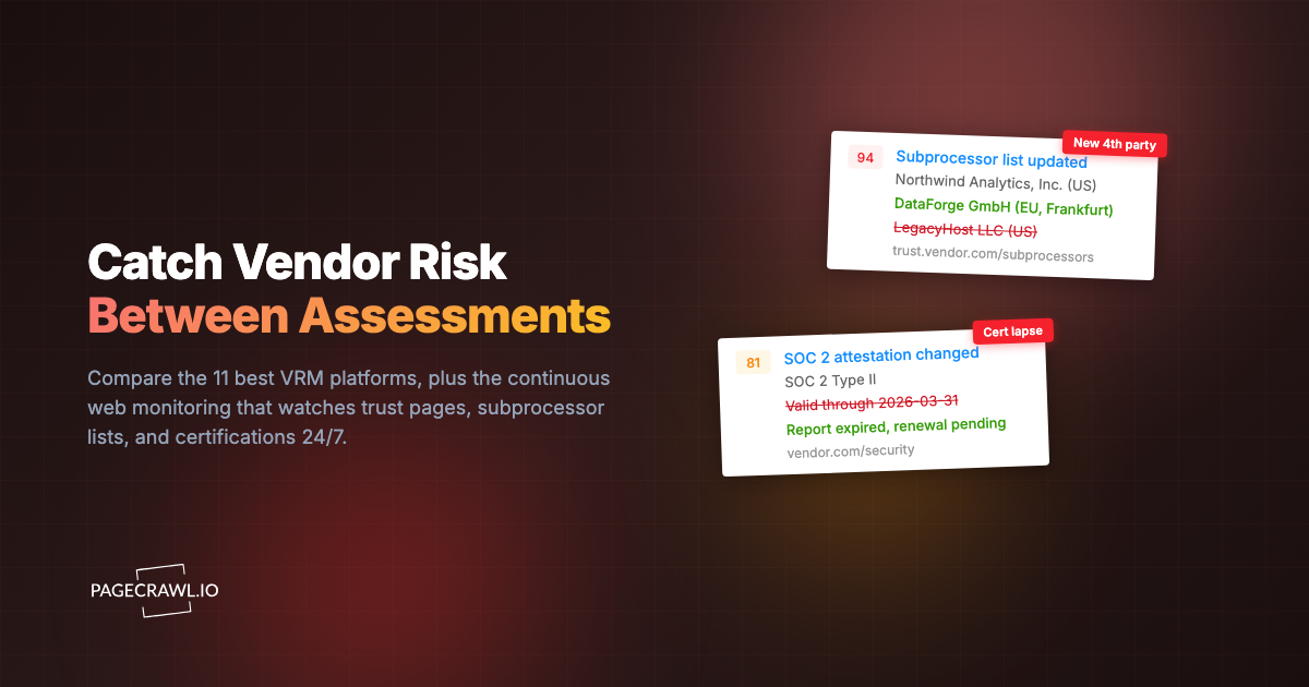 11 Best Vendor Risk Management Software in 2026 (Compared)