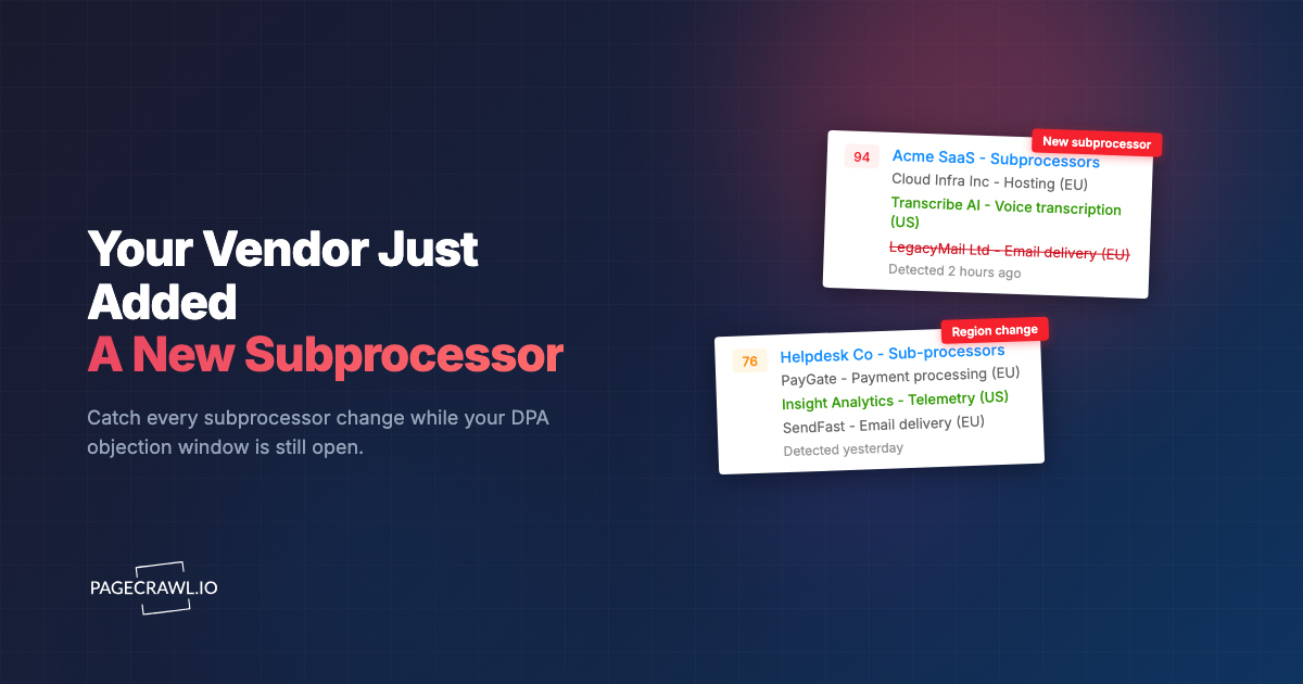 What Is a Subprocessor? Definition, Examples, and Why to Monitor Them