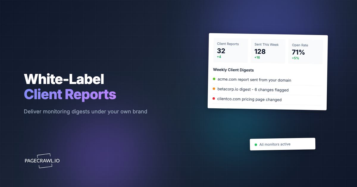 White-Label Website Monitoring Reports: Keep Clients in the Loop Under Your Brand